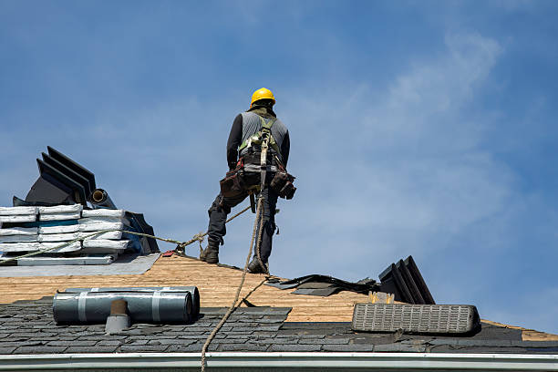 Professional Roof Installation technician working in West End, NY